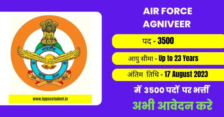 Air Force Agniveer Notification 2023
