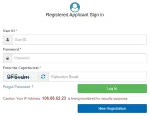 HP Police Constable-Recruitment 2024 Login Page